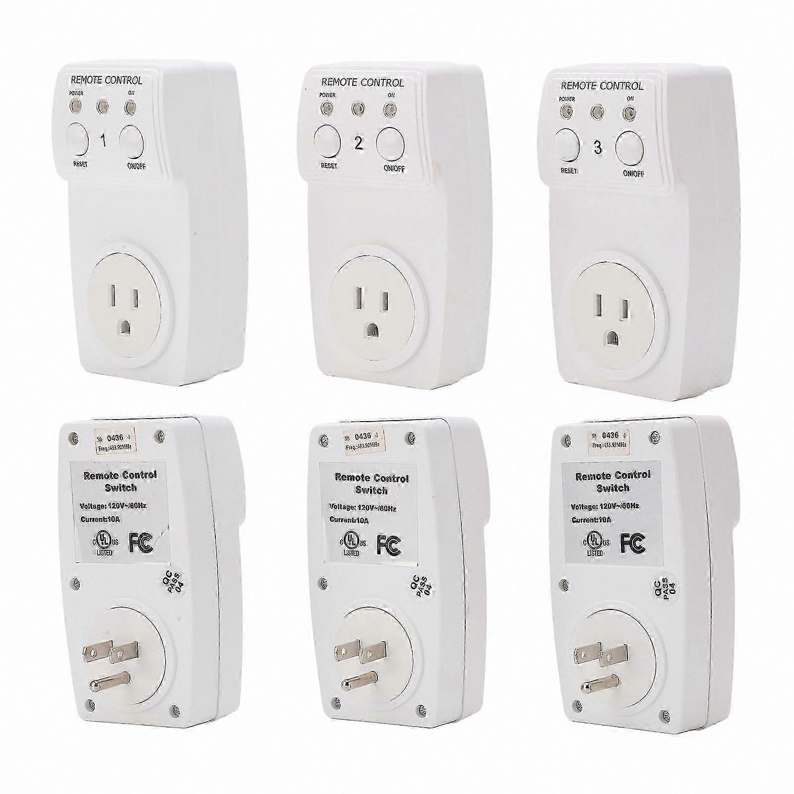 Wireless Remote Control Power Socket with Intelligent ABS Design for High-Power Devices
