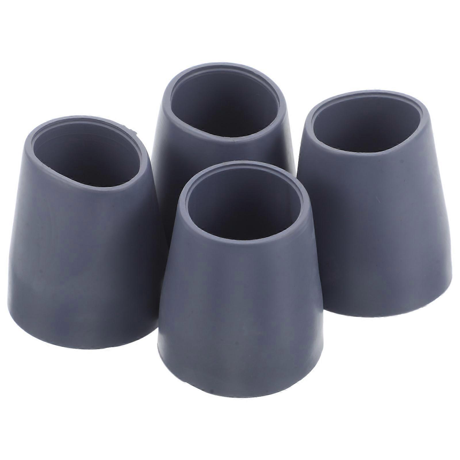Replacement Rubber Tips for Shower Chair Feet Offering Protection 4Pcs