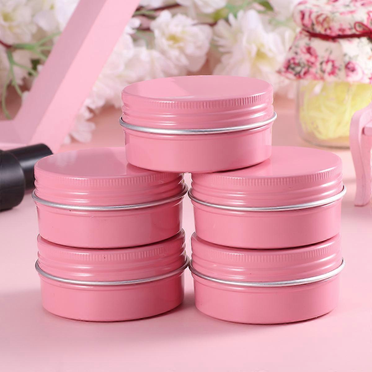 Aluminium Empty Jars Cosmetic Sample Holder Refillable Space-saving Design 50ml 12Pcs