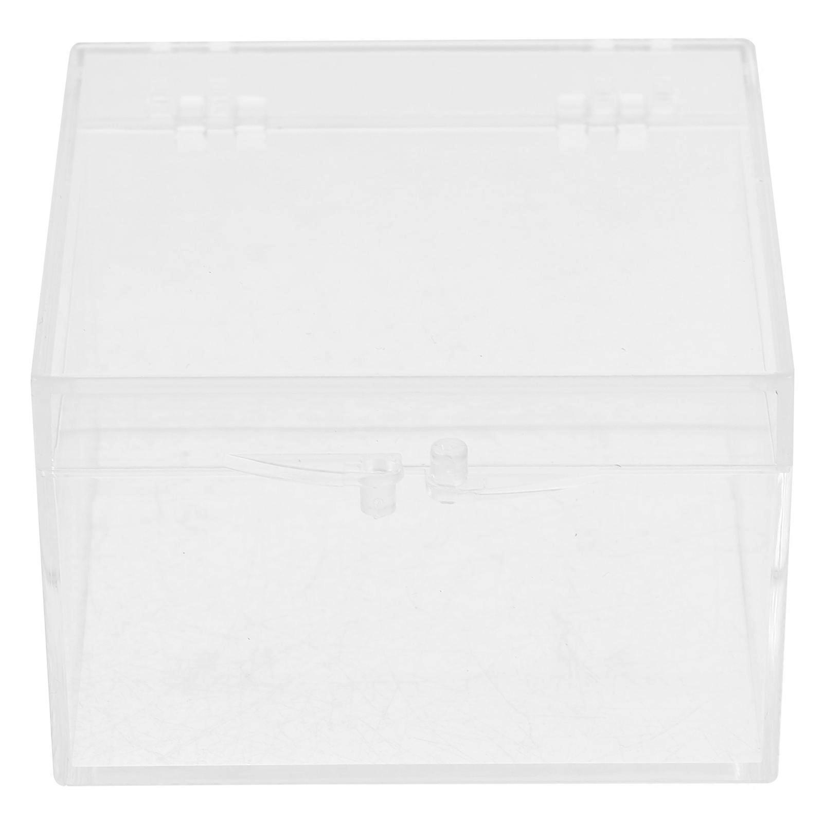 Simple Elegant Square Transparent Display Box For Specimen Collection 1Pack