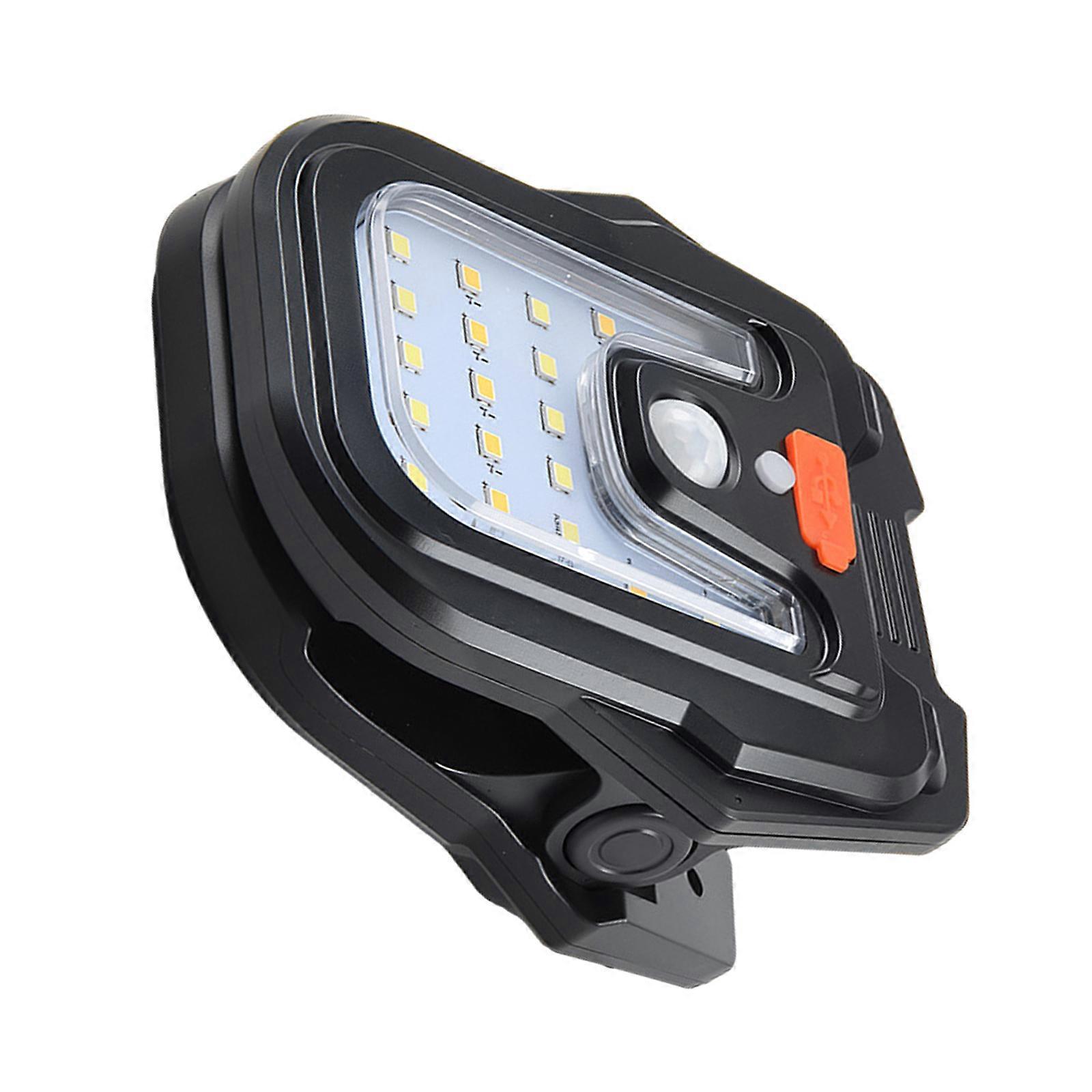 Solar Motion Sensor Outdoor Wall Light with Double Mounting Option Plastic LED Texture Suitable for Garden Security Multicolor