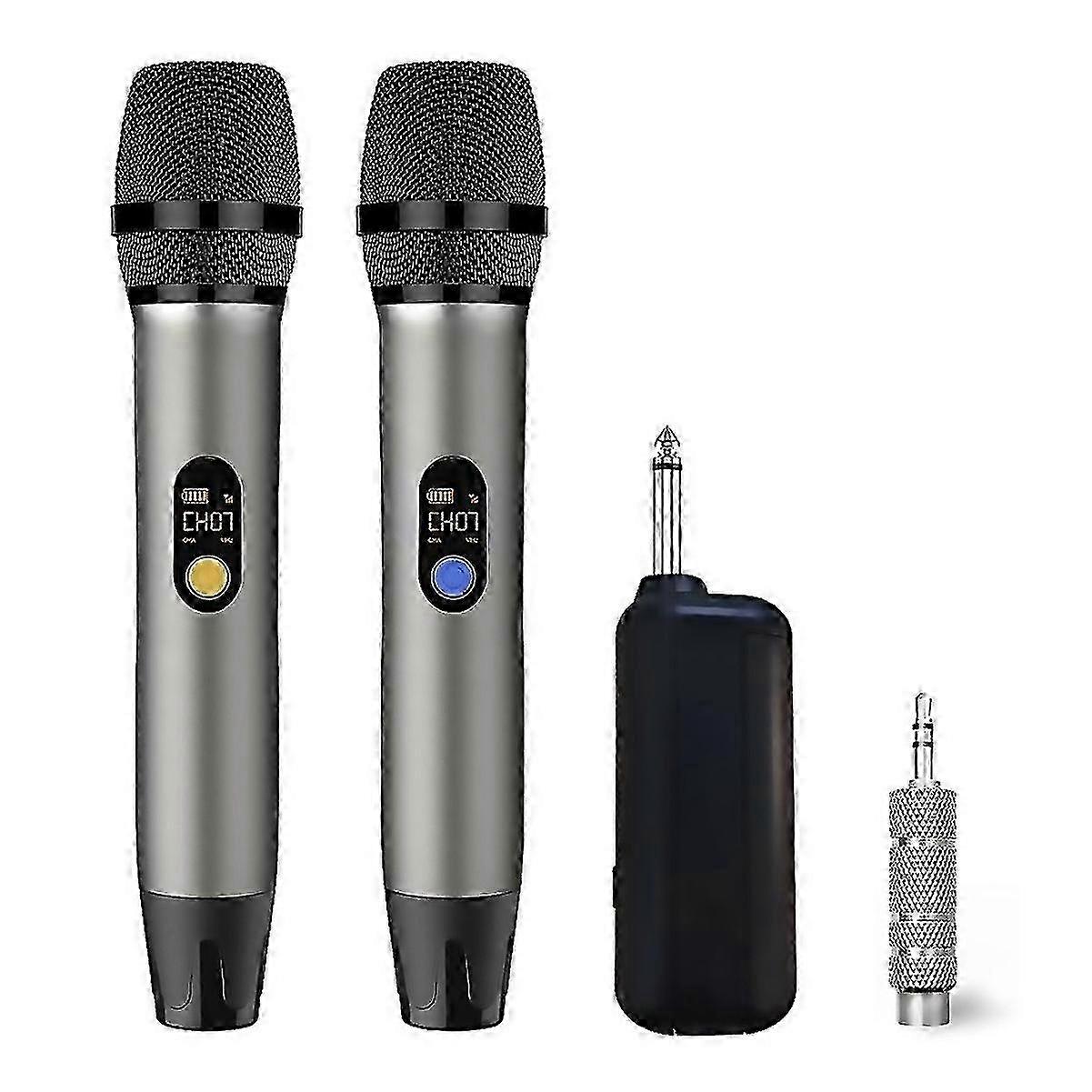 For Uhf Cordless Wireless Microphone Handheld Dynamic Professional 25-26