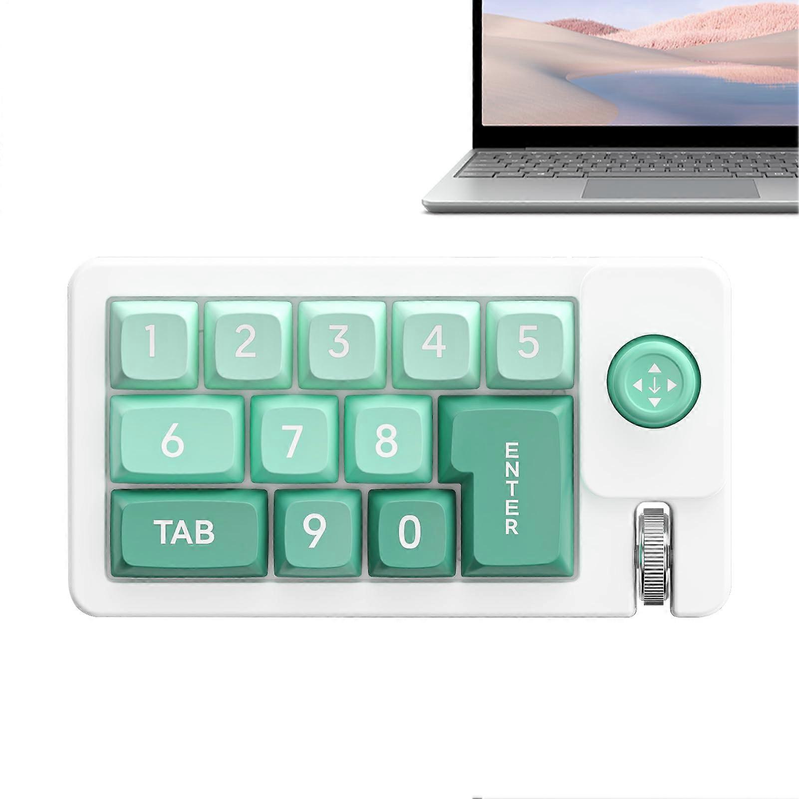 RGB Mechanical Gaming Keyboard with HotSwappable Keys, Programmable Joystick and Number Pad