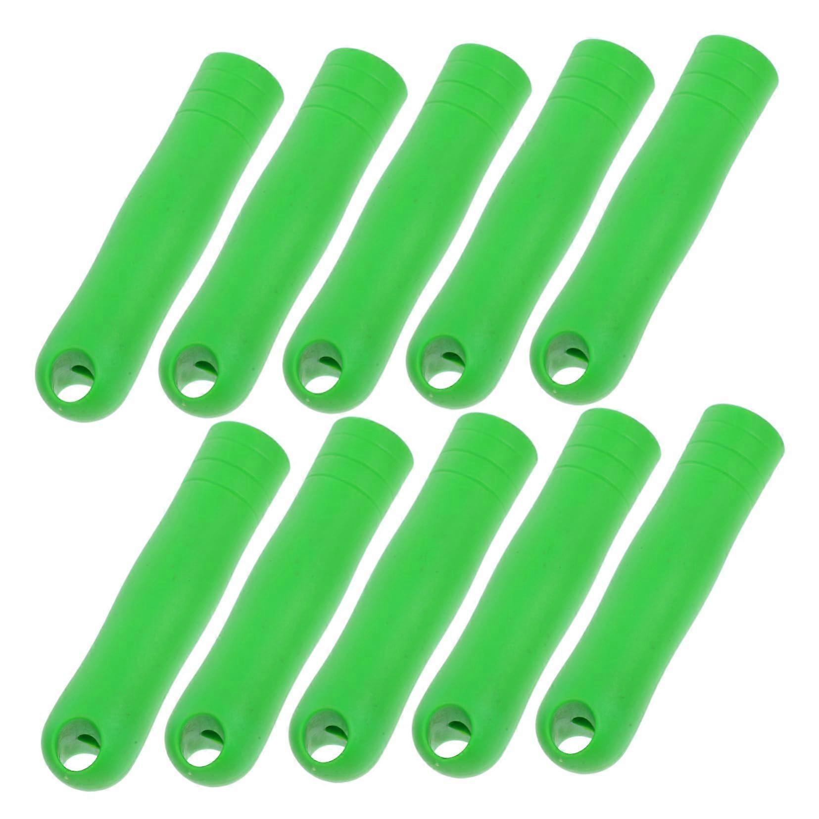 10pcs Mop Handle Replacement Caps Plastic Threaded End Connectors for Commercial Floor Cleaning
