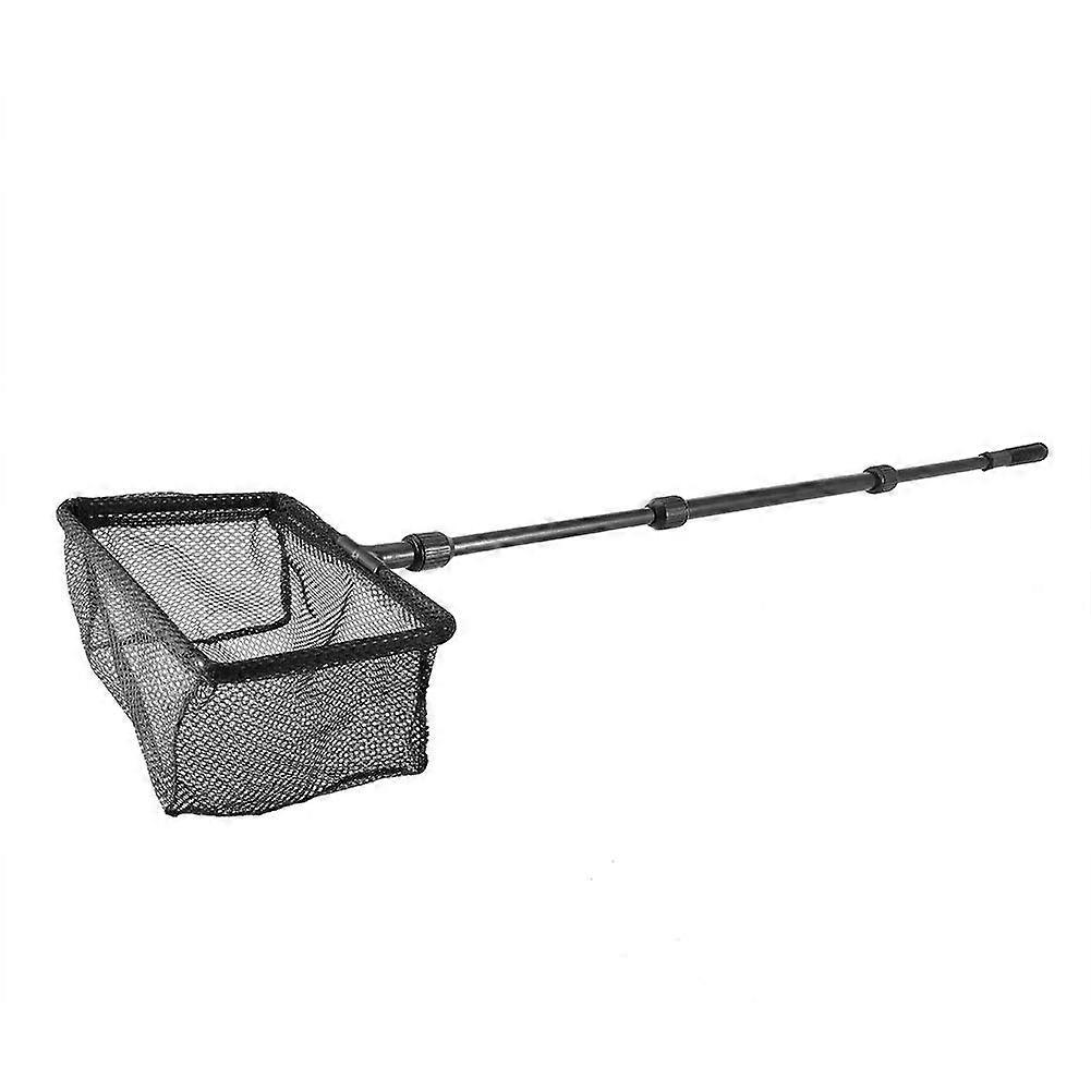 Fish Tank Net with Extendable Handle for Betta and Small Fish, Gentle Durable Frame, Size L