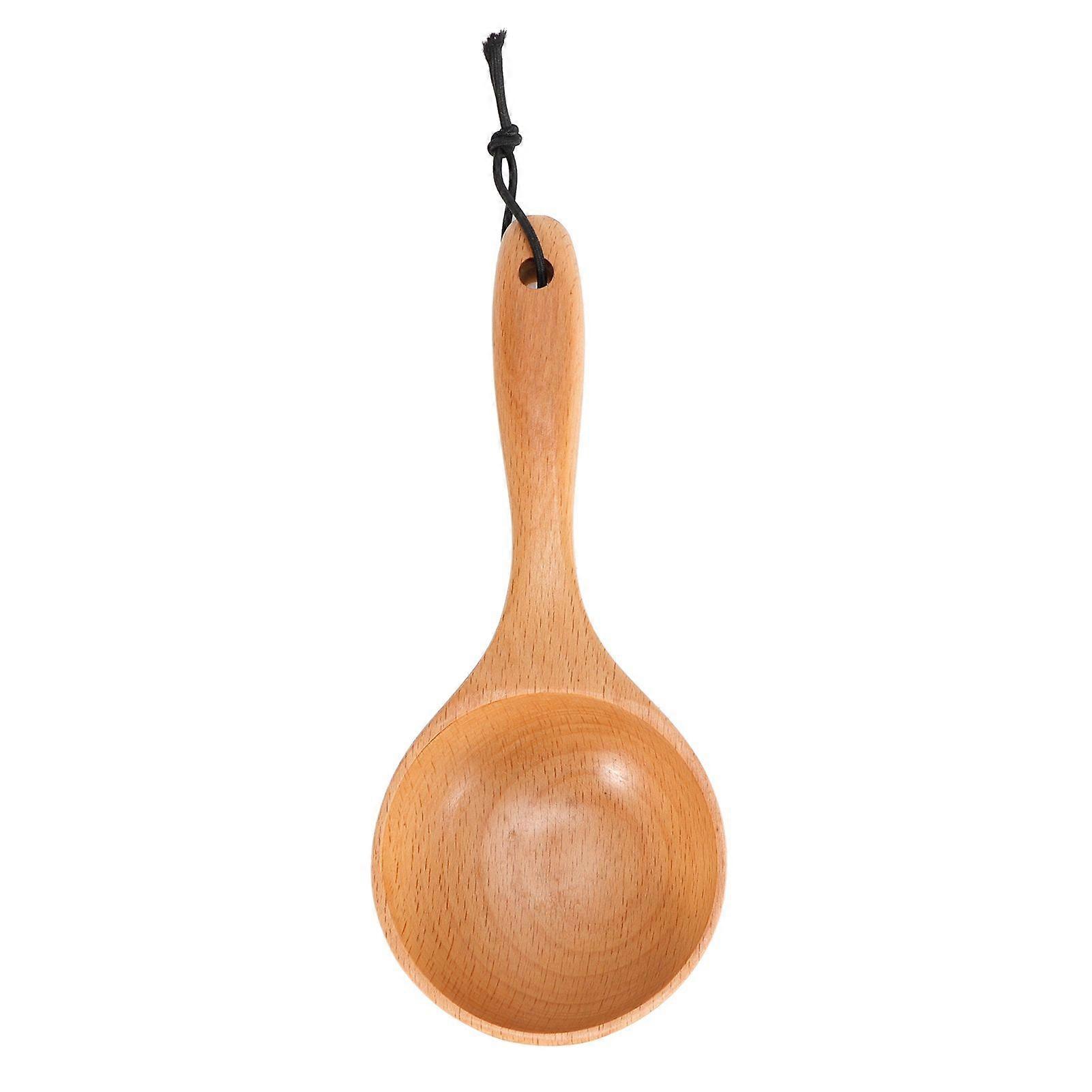 Wooden Seasoning Spoon Flatware Small Coffee Tea Salt Spoons Tableware Kitchen Tools