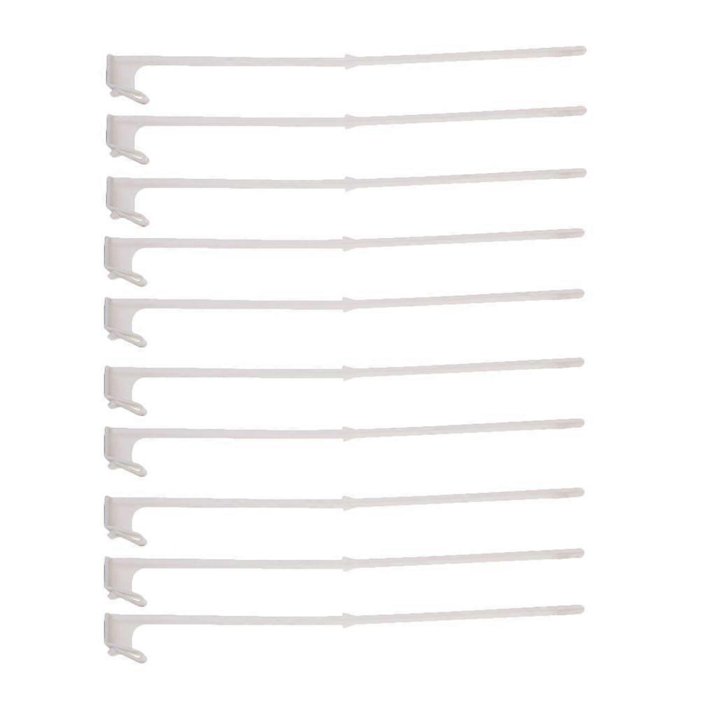 10pcs Car Window Flagpoles Clip On Flag Poles Vehicle Flag Frames Without Flag