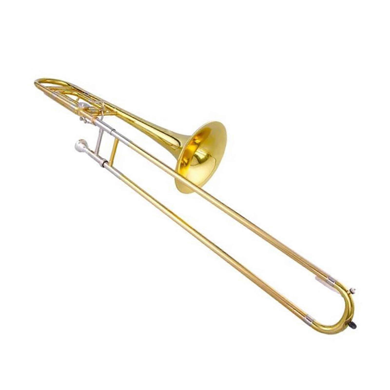 Gold Lacquer Bb Tenor Trombone for Beginners