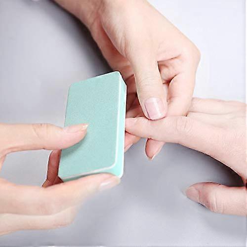 Nail Buffer Blocks Set 3pcs Mini 9cm DualSided Sponge Polishing for Manicure Pedicure