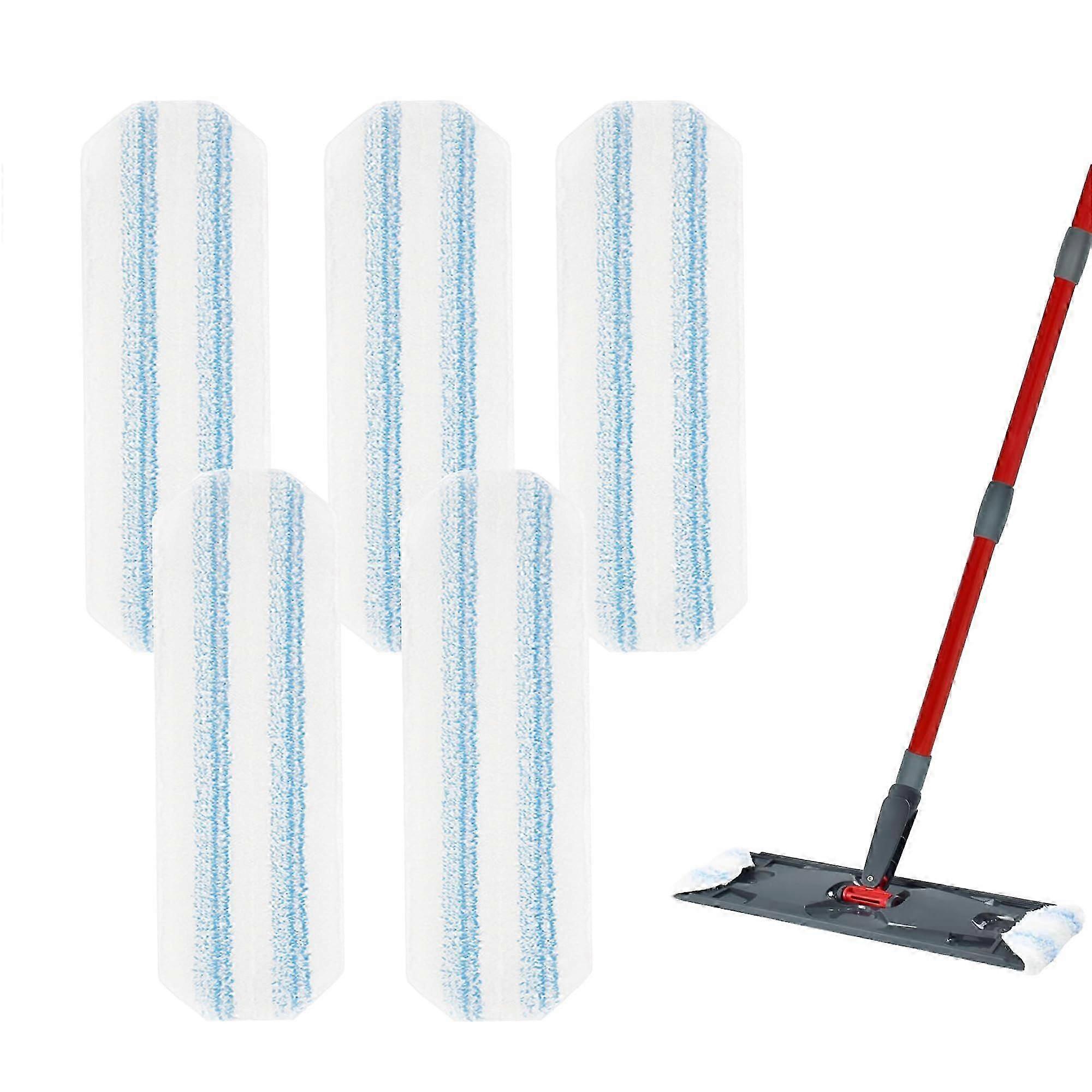5 Pack Microfiber Mop Pads for Vileda H2Pro, Absorbency Mop Refills, Machine Washable and Reusable