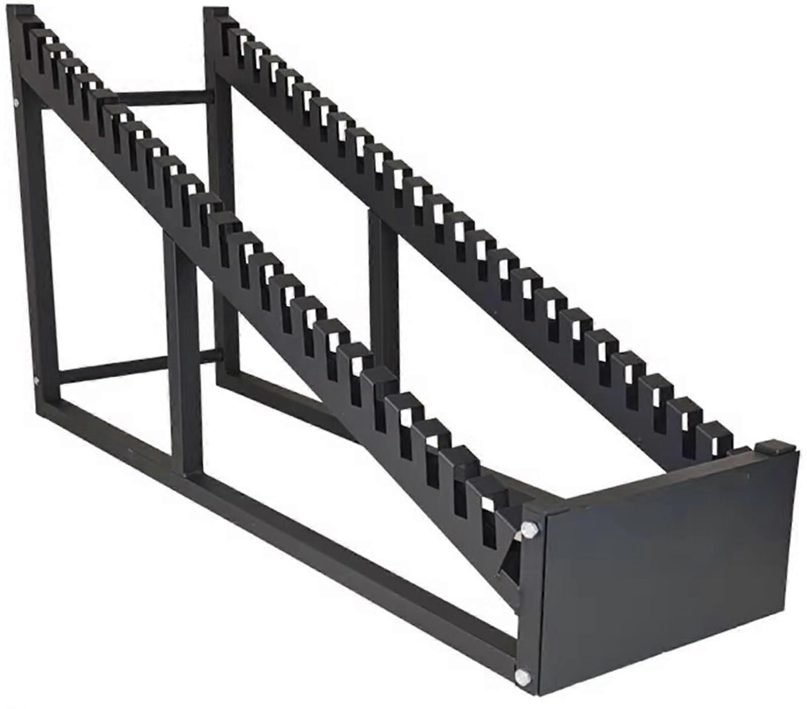 Floor Standing Tile Display Rack 24Slot Metal Stand for Ceramic and Marble Samples Retail