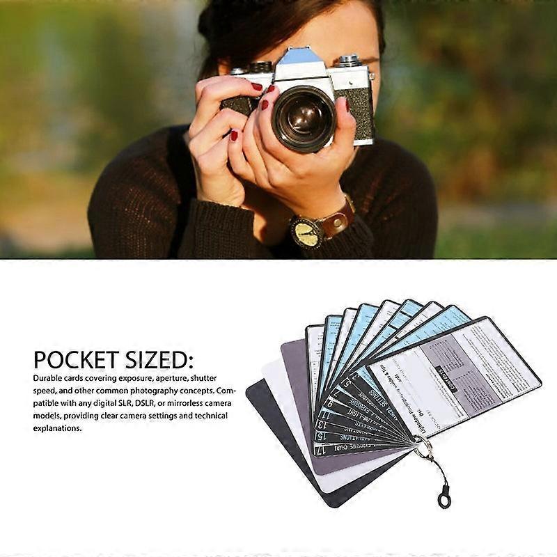 Cheat Master Reference Quick Balance Bundle White Gray Guides Sheet DSLR Card