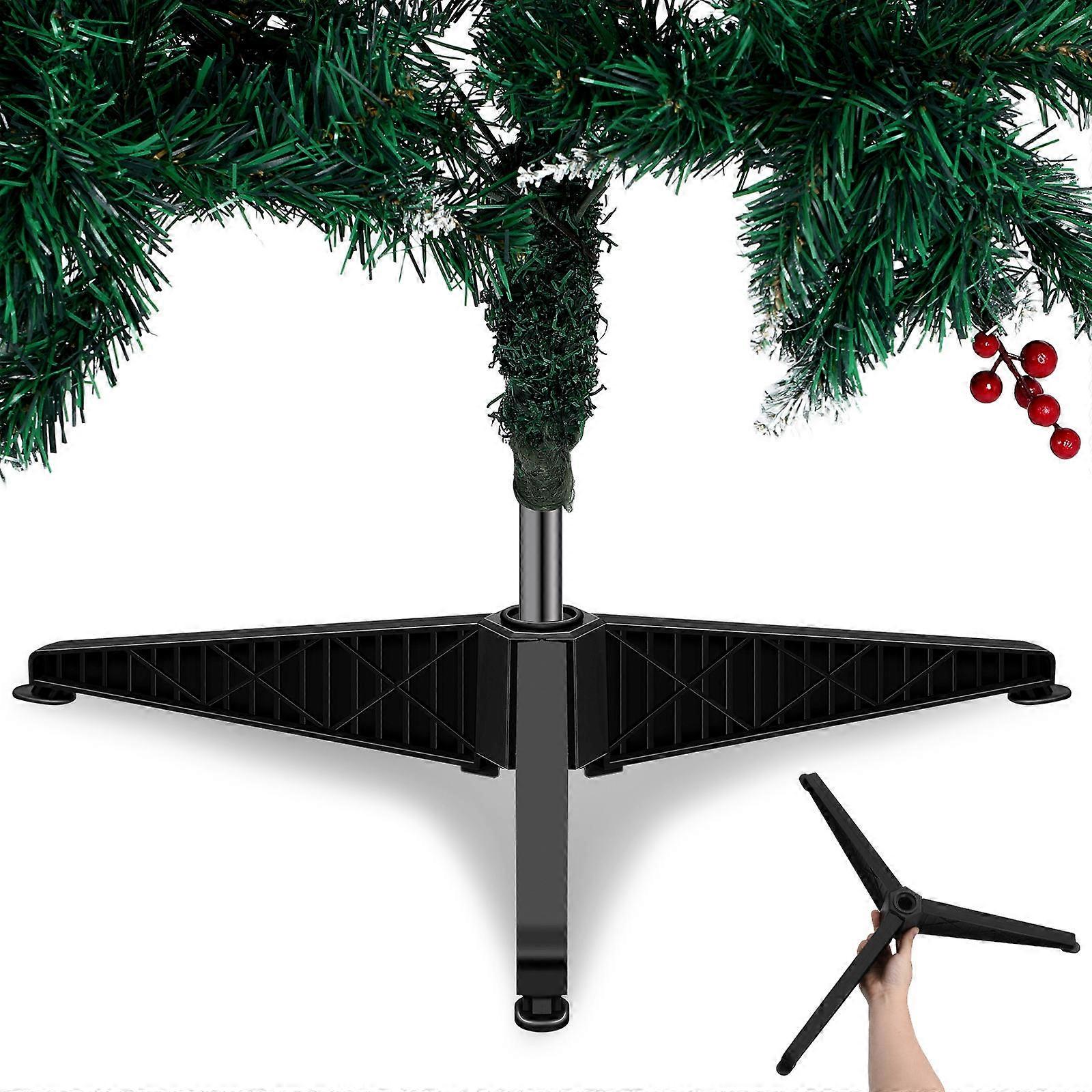 Christmas Tree Base Holder Plastic Stand for Storage Black Xmas Support