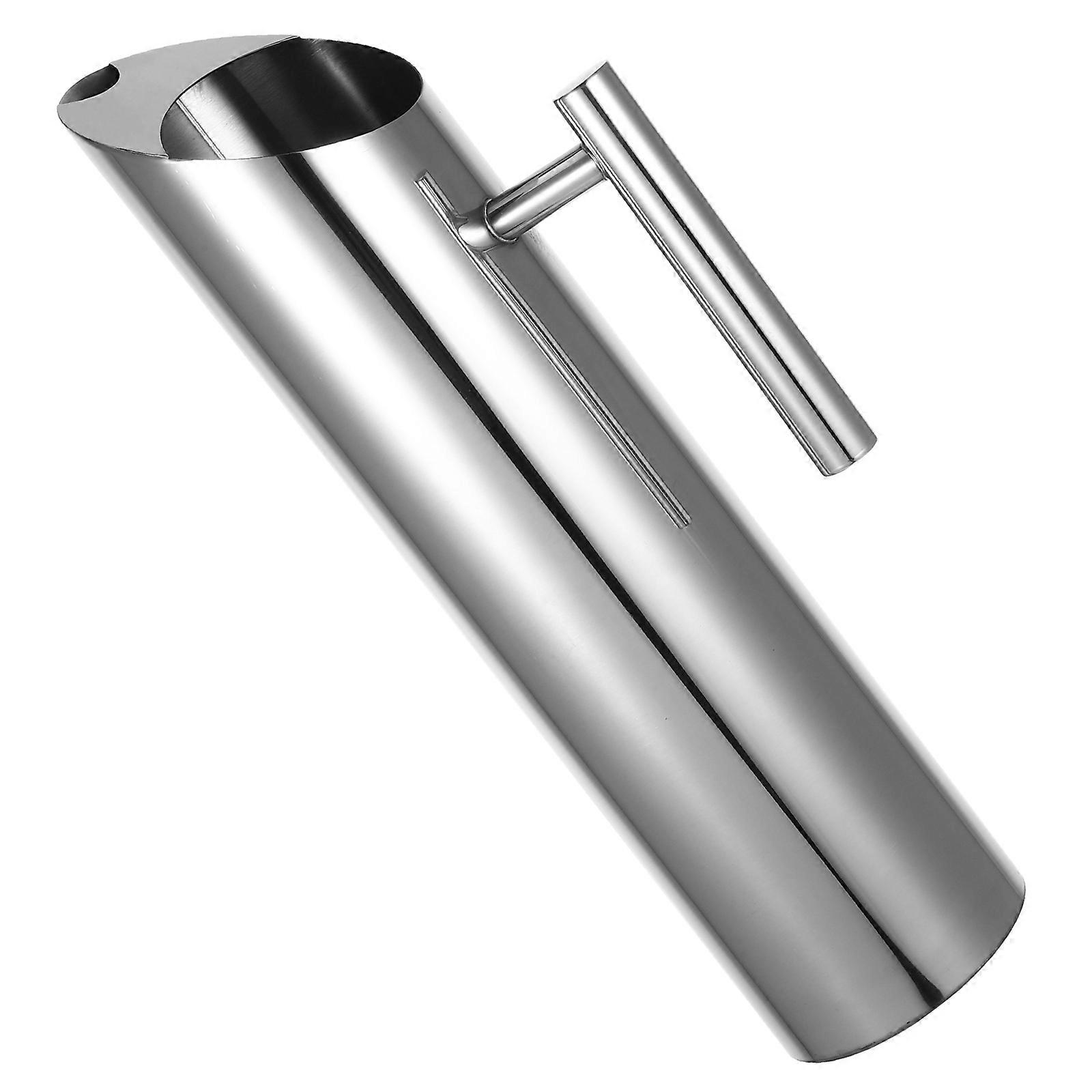 Stainless Steel Juice Pitcher for Serving with Handle 2.0L Beverage Container