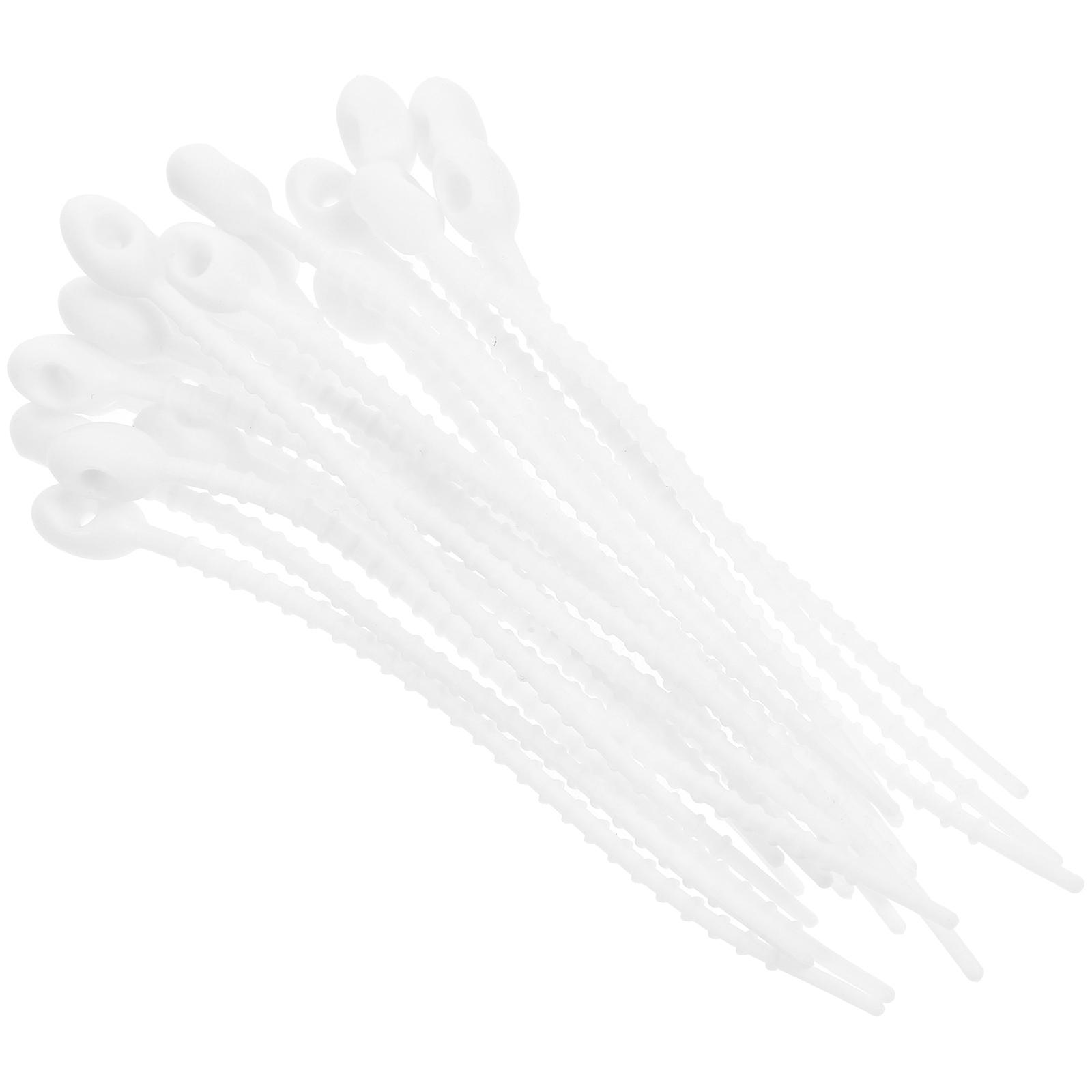 Data Cable Organizer Cord Ties for Charging Cables Reusable Wire Management 100Pcs