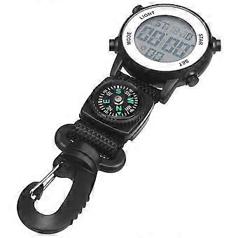 Mini Pocket Watch Outdoor Use Multipurpose Small Digital Watch 13.5X4.2CM 1Pcs