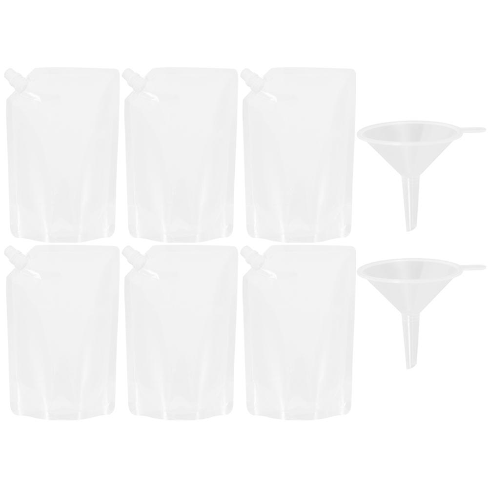 Juice Coffee Drinks Bag Liquor Flasks Outdoor Activities Storage Simple Design 6Pack