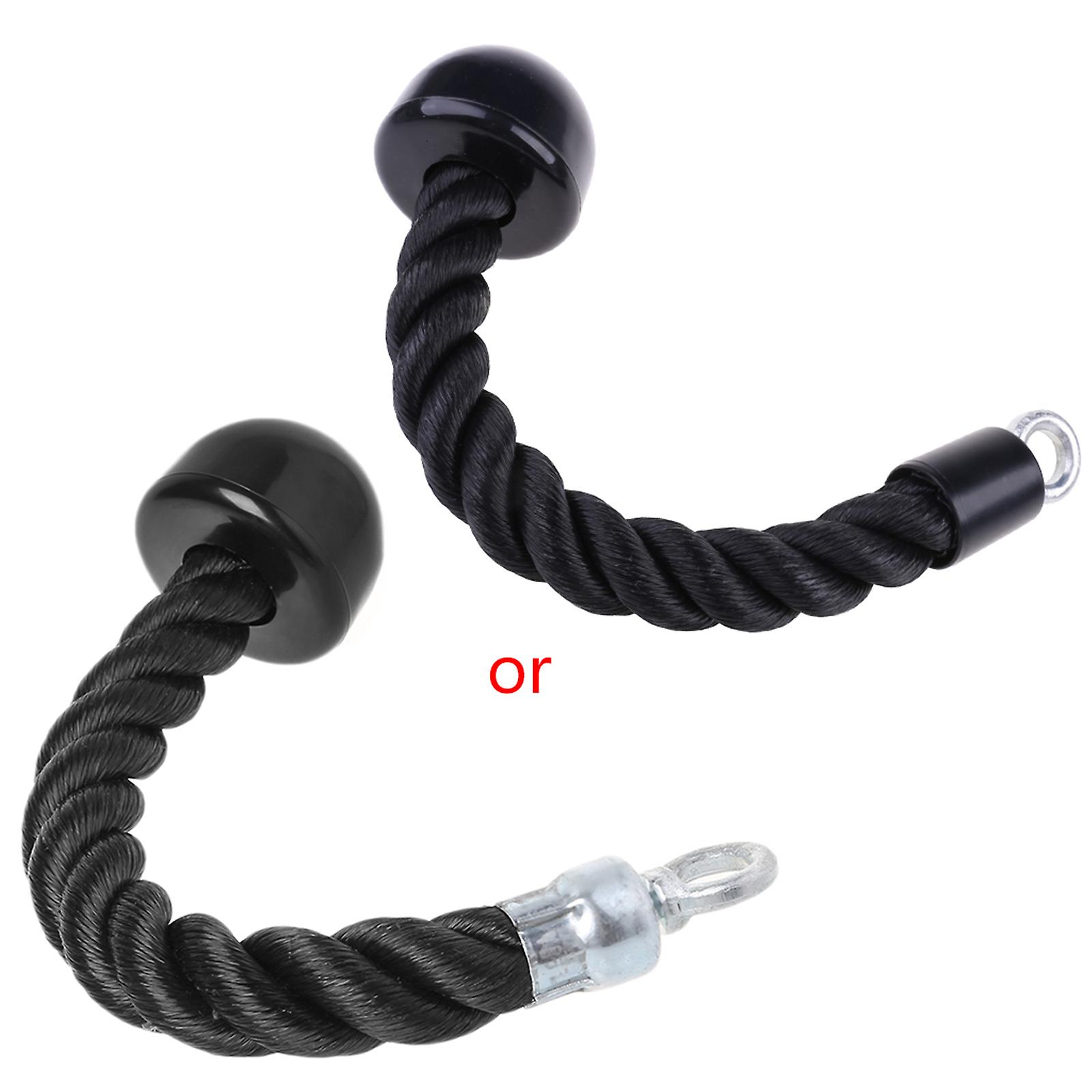 Tricep Rope, Pull Down Cable Attachment Machine Rope, Drawstring Gym Exercise