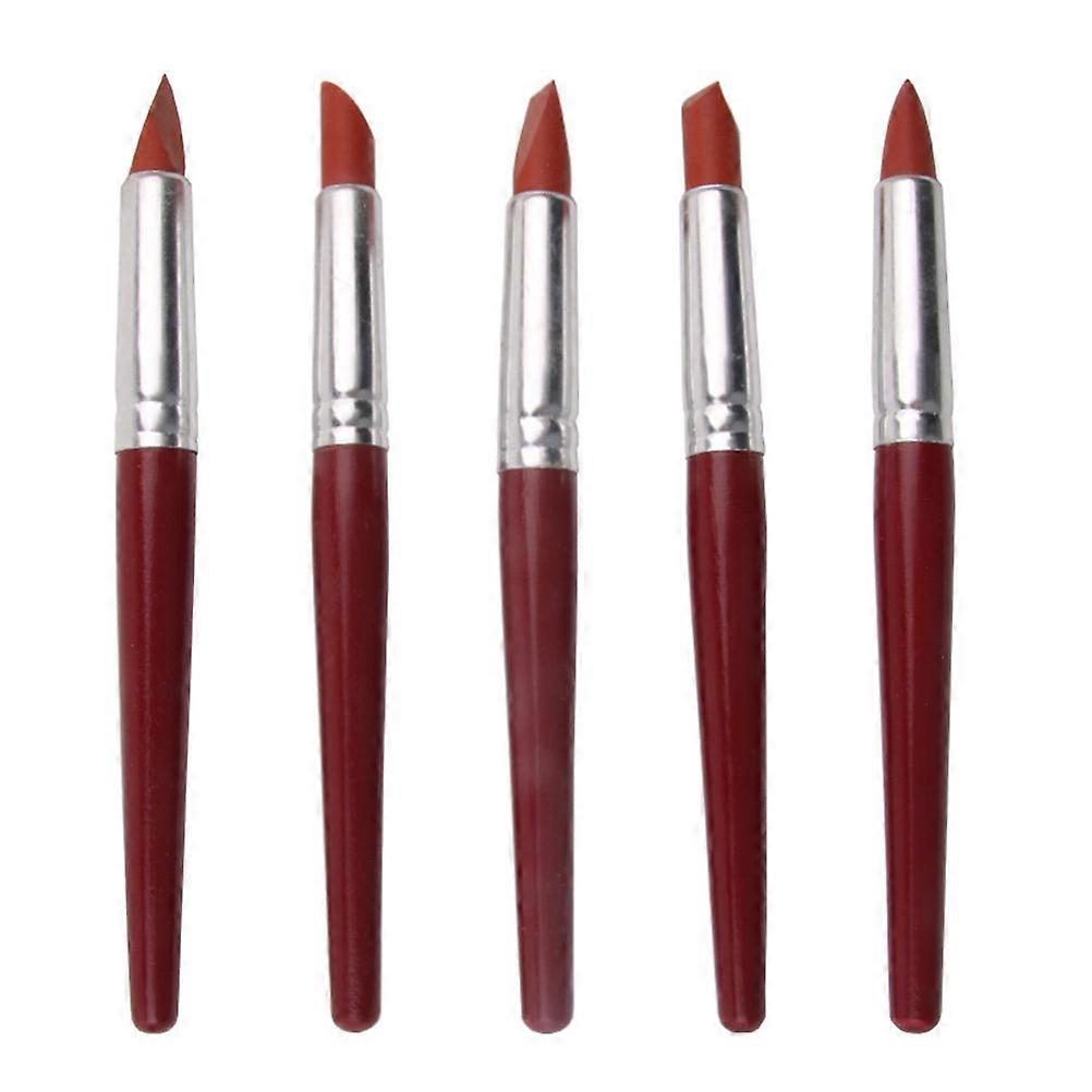 Clay Silicone Carving Pens for 1Set Red Set