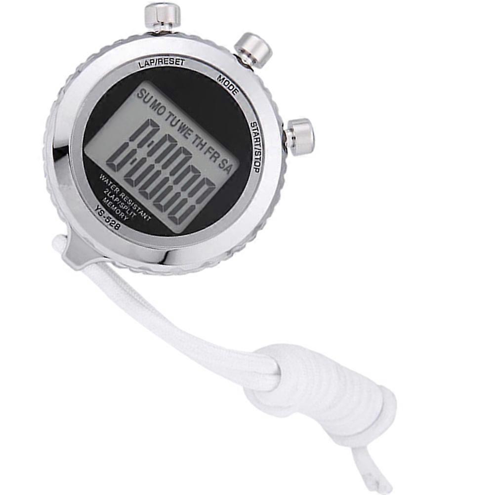 Professional Timer Stopwatch for Timekeeping 1Pcs Silver Sports Timer