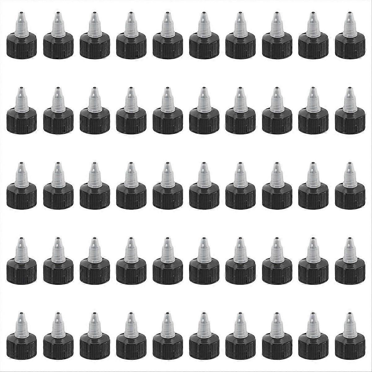Twist Bottle Caps, 50Pcs 20-410 Squeeze Bottle Cap Replacement Caps