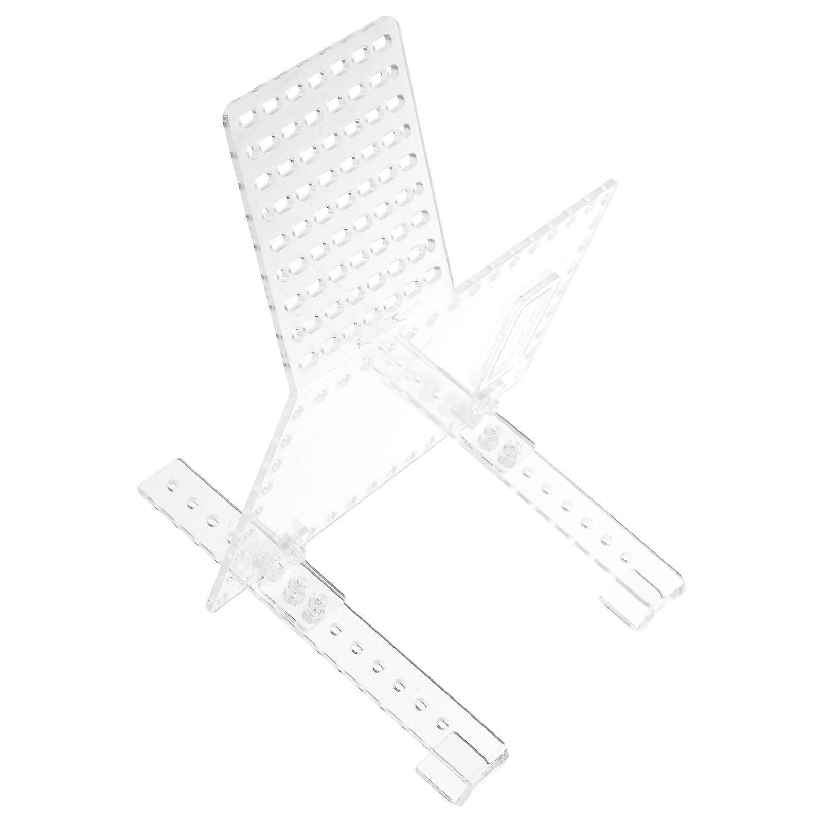 Acrylic Turtle Basking Platform for Aquarium with Hanging Hook 4Pcs Set