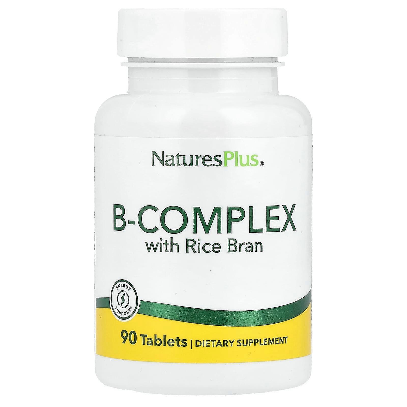 Nature's Plus, B-Complex with Rice Bran, 90 Tablets