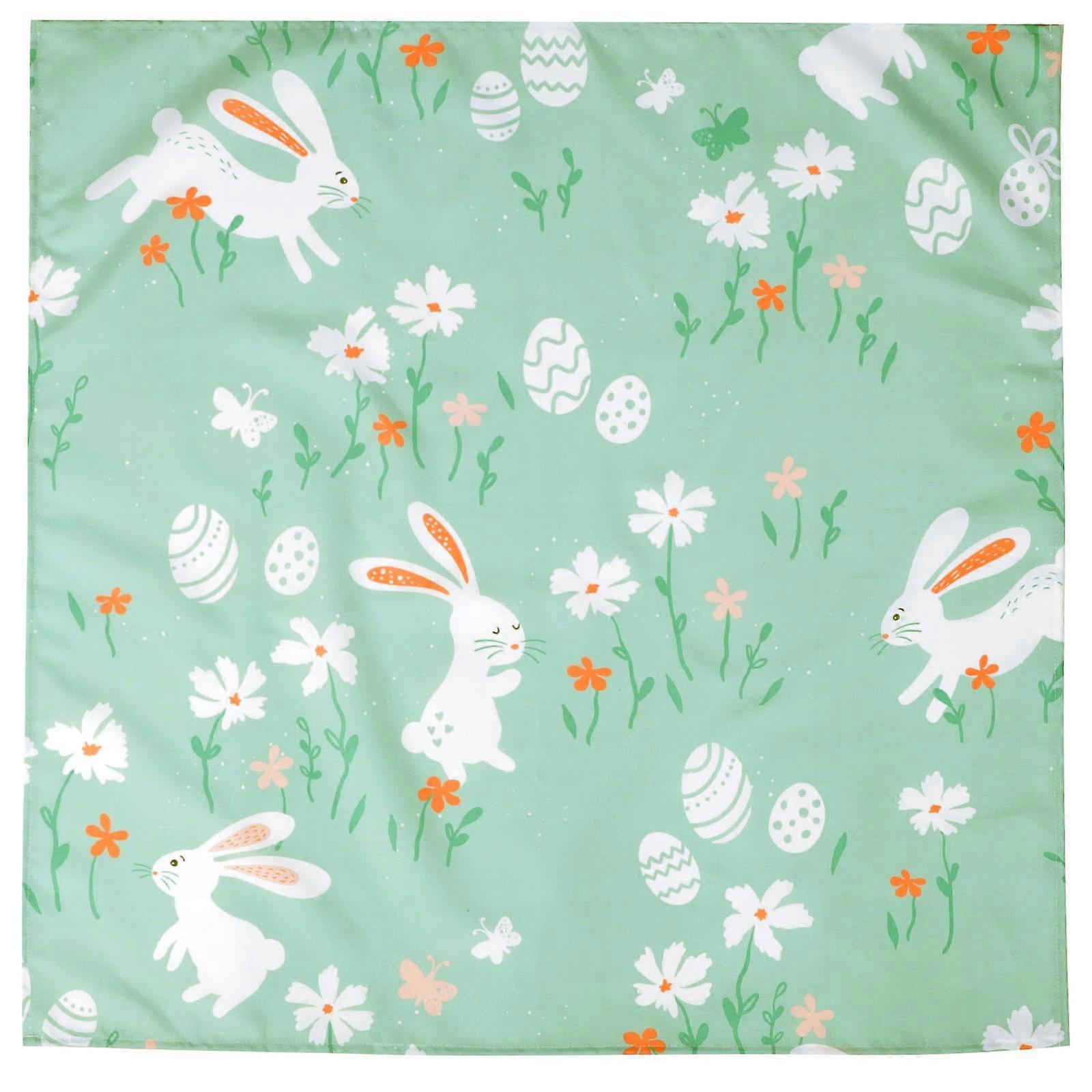 Easter Theme Ornamental Table Cloth Water-proof Durable Easter Party Use Table Cloth