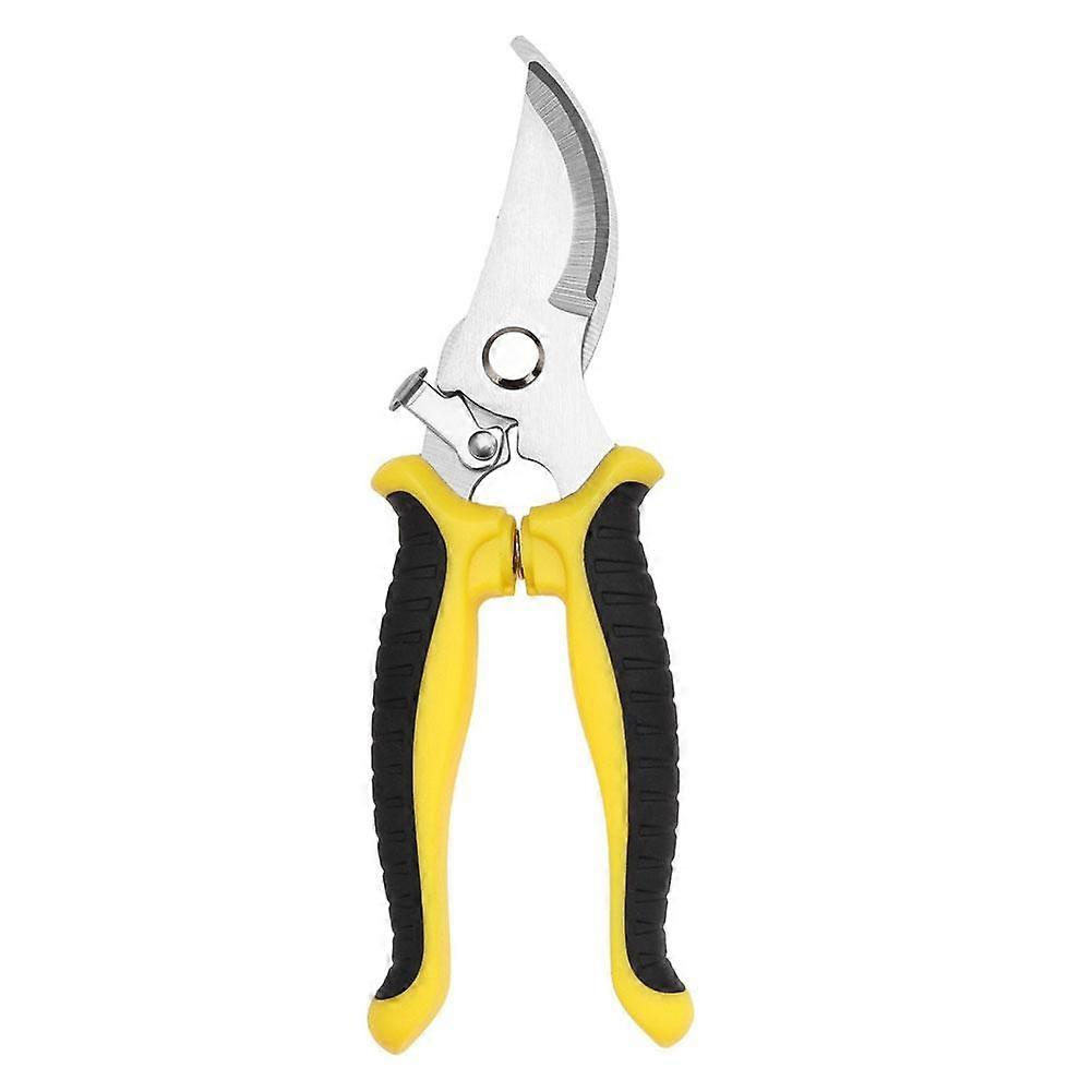 Pruning Shears Stainless Steel Curved Handle Sharp Cutting Lightweight Ergonomic