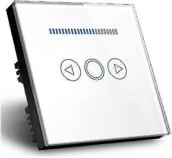 500w Led Touch Dimmer Switch Crystal Panel Led Light Switch White