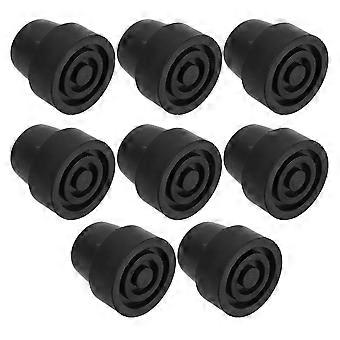8pcs Tampas de perna de borracha para trampolim Capas antiderrapantes Peças de reposição para redução de ruído Tampas de pernas de banquinho de trampolim Caps de perna de borracha