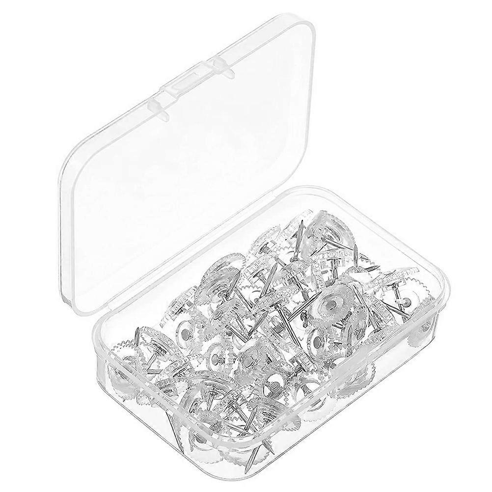 200pcs Toothed Thumbtacks Household Pushpins Multi-function Cork Tacks