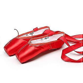 Balletto Pointe Scarpe Rosso Donna Ragazza