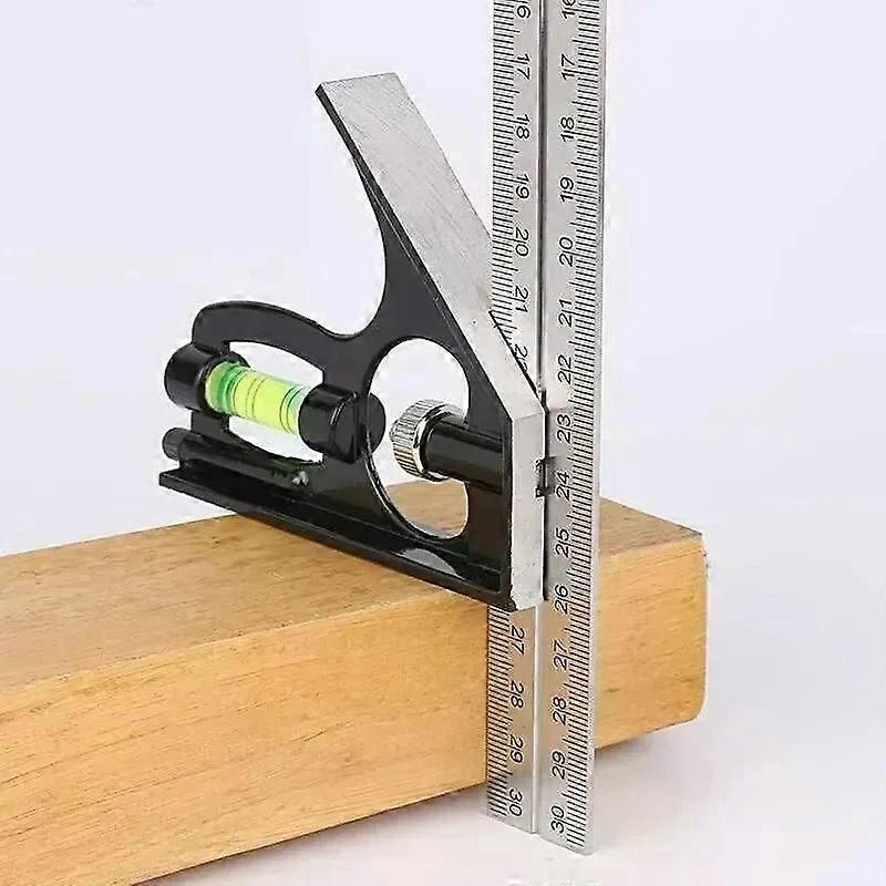 Engineers 300mm Adjustable Combination Square 12" Right Angle Measuring Tool