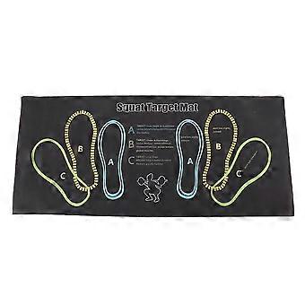Squat Guide Mat Squat Step Positions Knee Mat with Foot Position Mat,Workout Squats Leg Muscle Targ