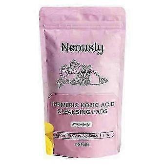 40/80 Stück Gesichtsreinigungspads Neously Kojic Pads Deep Kurkuma