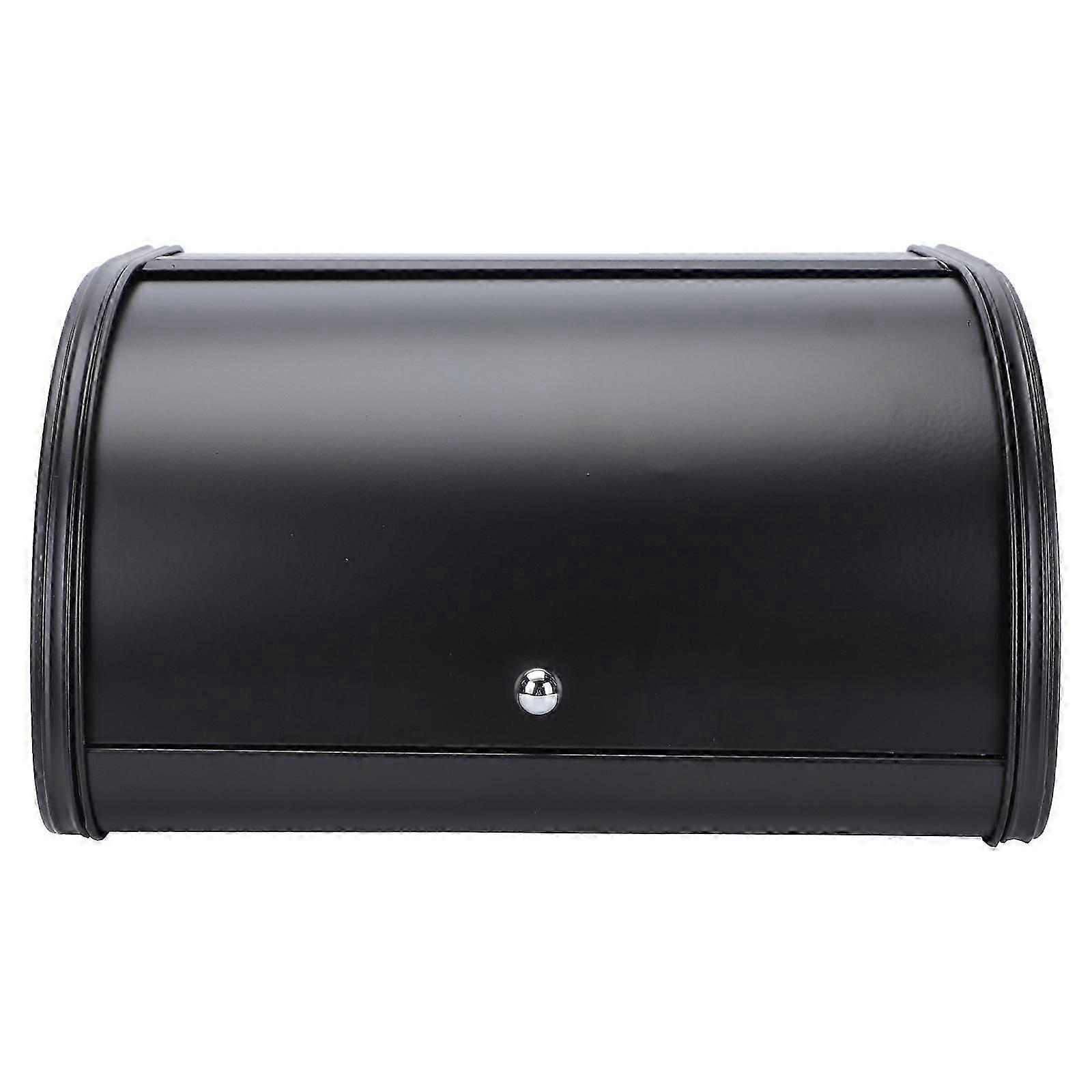 Black Kitchen Iron Bread Box for Storage 1Pcs Bread Holder