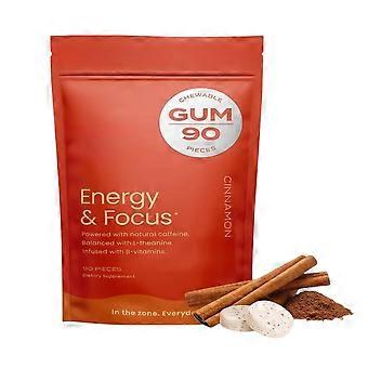 Cinnamon Energy & Focus 90 pcs, Chewable Gum 90pcs - Red