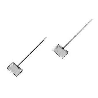 Scooper Metal for Pet Waste Cleaning 2Pcs Long Handle