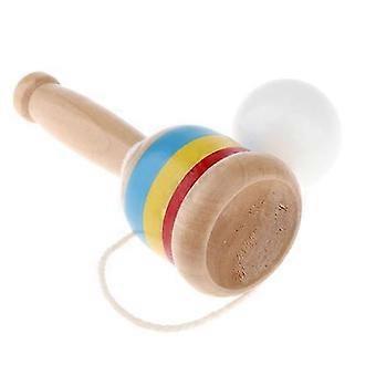 10x Japanese Classic Wooden Kendama Cup and Ball Game White