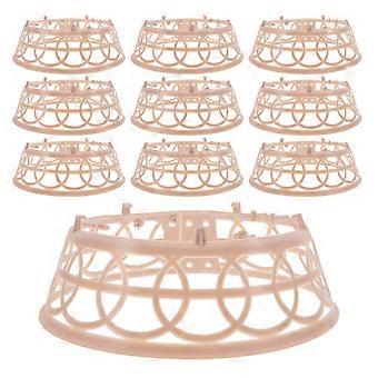 Hat Inner Support Plastic Hard Hat Insert for Baseball Caps Durable 10Pcs