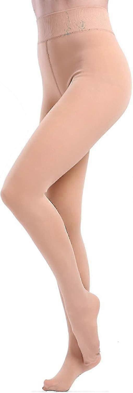 Vintervarma damtights med fleecefoder och elastiska byxor