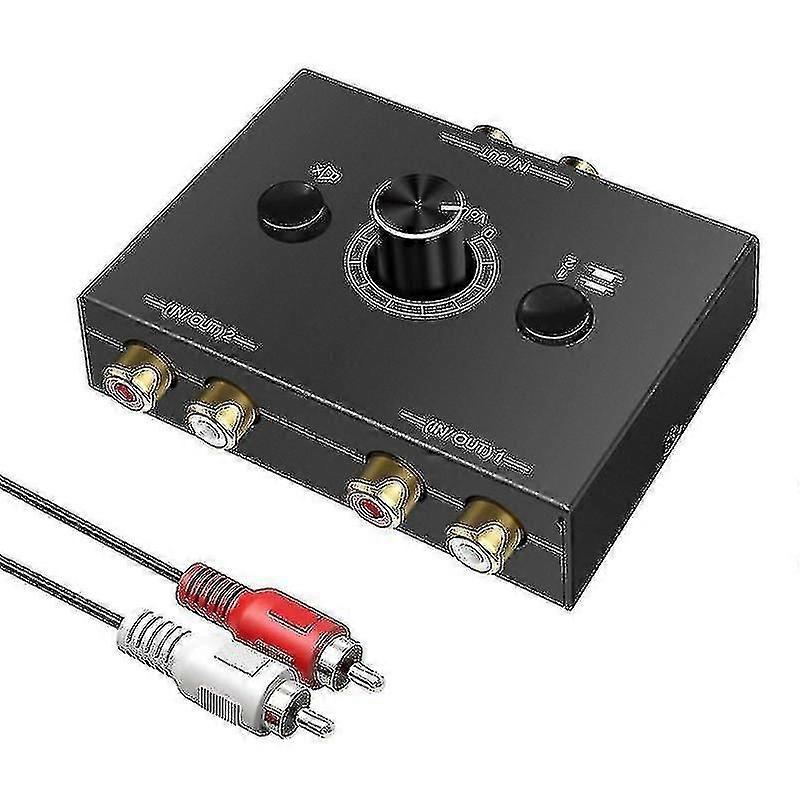 Audio Switcher Lossless Audio Source Conversion Switch Splitter 2 In 1 Out-NANA