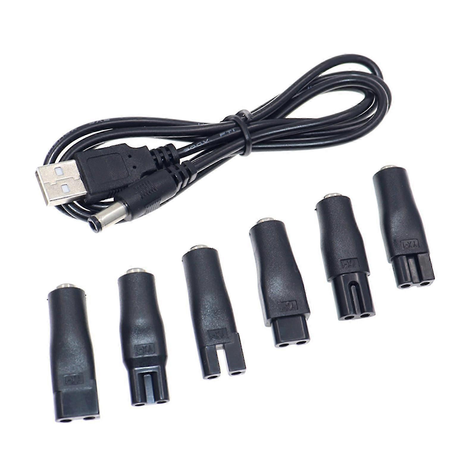 Dc5.5x2.1mm Macho Plug To C8 Hembra Connector Power Cord Conversion Interface