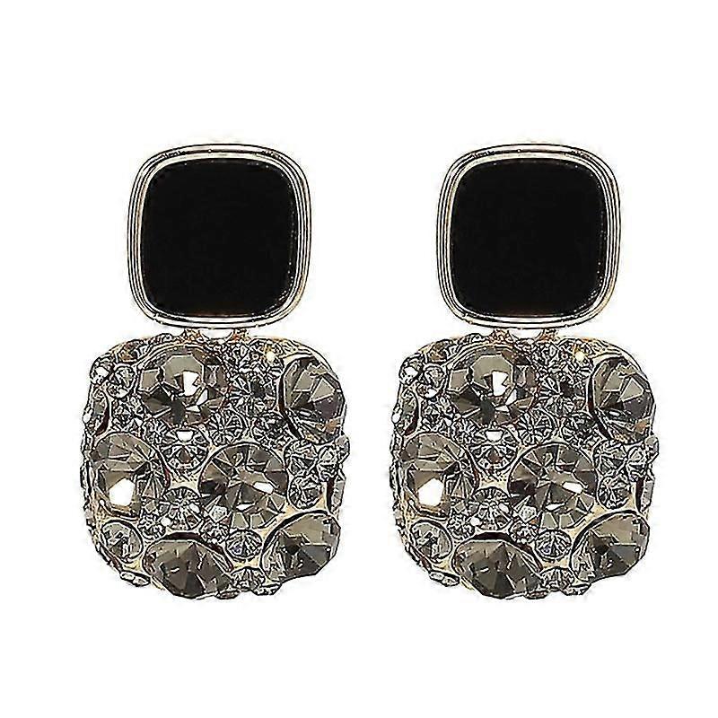 1 Pair Stylish Dangle Earrings All Match Shiny Durable