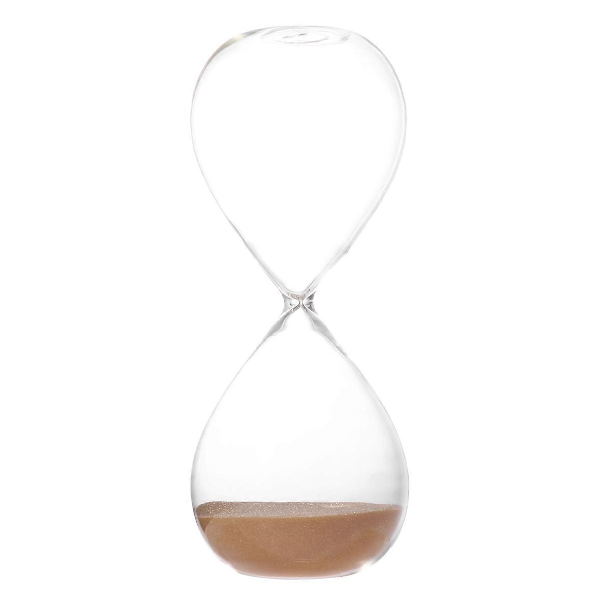 Sand Clock Timer Transparent Glass Sand Clock Modern Sand Clock Timer Creative Sand Clock (Champagne)