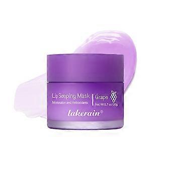 Lip Moisturizer Overnight Treatment, Hydrating Lip Mask for Smooth Dry Lips, Grape Flavor