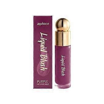 Zephoco purple moisturizing liquid powder blusher blush purple atmosphere makeup cheeks are prone to tingling powder blusher