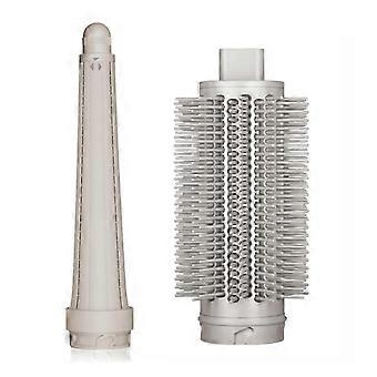 Upgraded Round Volumizing Brush and Long Hair Curling Barrels Attachment compatible with Shark FlexStyle HD400 Attachment Small