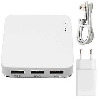 Kabelgebundener Druckserver verbindet 3 USB-Drucker gleichzeitig EU-Stecker